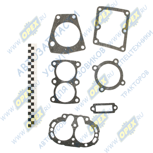 03-16-300 РМК 2-х цилиндрового компрессора КАМАЗ (5320-3509015-10/5320-3509015 Аурида); (прокладки, 6 наим.) ЗиЛ,МАЗ Techno Drive